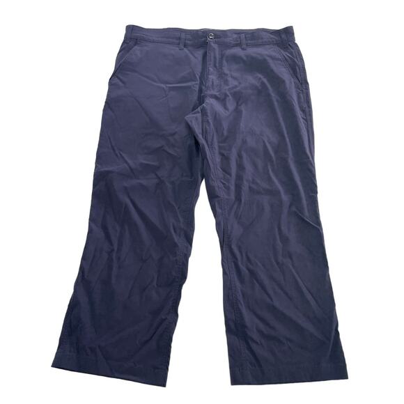 Eddie Bauer Pants Mens 38 x 27 Blue Travex Straight Lightweight Mid Rise Nylon - Picture 1 of 7